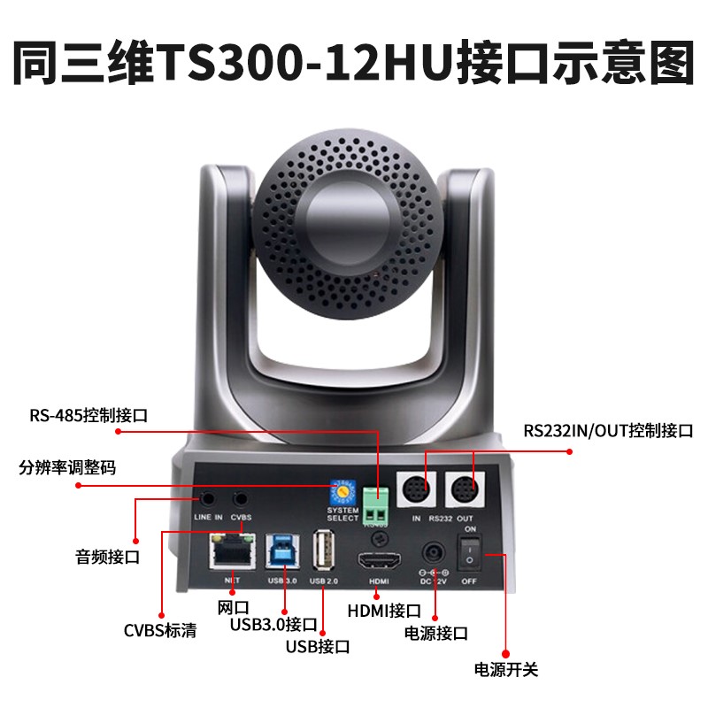 同三維TS300系列高清攝像機(jī)