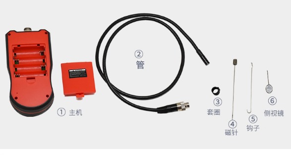 T9327S手持式便攜簡易8MM鏡頭1米內(nèi)窺鏡產(chǎn)品主機